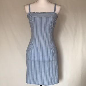 MODA International Victoria’s Secret Stretchy Cotton Pinstripe Sundress
